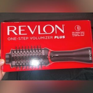 Revlon One-Step Volumizer Plus Hair Brush/Dryer in Black and Red